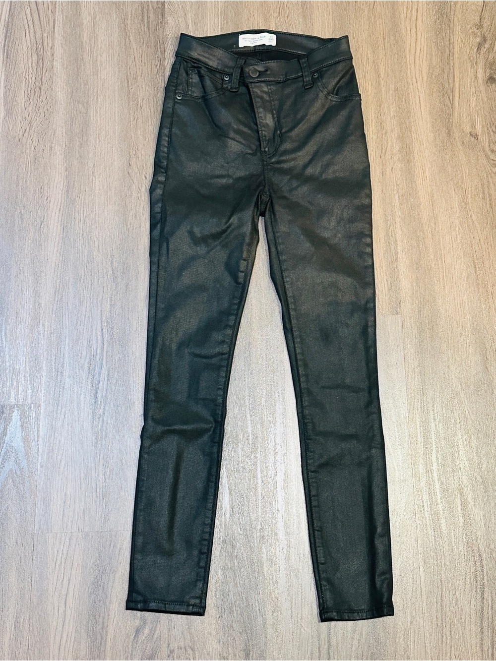Abercrombie & Fitch Black Super Skinny Ankle High-Rise Jeans
